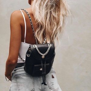 DYLAN KAIN Romy Backpack with Silver Hardware 🔥